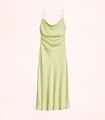 Lately Satin Bias Cowl Neck Gown carousel Product Image 3