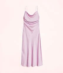 Lately Satin Bias Cowl Neck Gown carousel Product Image 2