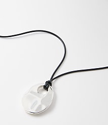Oval Cord Pendant Necklace carousel Product Image 2