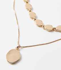Coin Layered Statement Necklace carousel Product Image 2