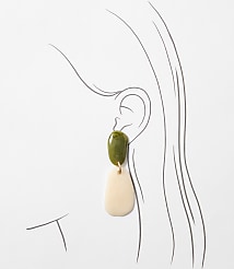 Modern Double Drop Earrings carousel Product Image 2