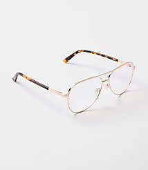 LOFT Versa Blue Light Aviator Glasses carousel Product Image 1