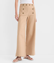Petite Mariner Pants in Twill carousel Product Image 2