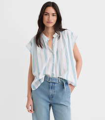 Striped Everyday Dolman Shirt carousel Product Image 2