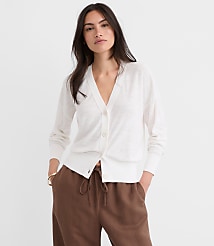 Modern V-Neck Cardigan carousel Product Image 1