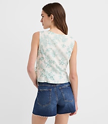 Garden Linen Cotton Wrap Tank Top carousel Product Image 2