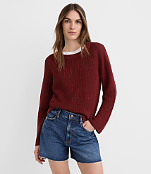 Linen Wide Sleeve Sweater carousel Product Image 2