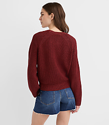 Linen Wide Sleeve Sweater carousel Product Image 3