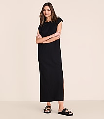 Lou & Grey Muscle Tee Midi Pocket Dress carousel Product Image 1