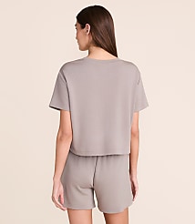 Petite Lou & Grey Lightweight Scubasoft Rounded Hem Tee carousel Product Image 3