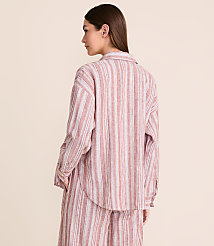 Lou & Grey Striped Linen Cotton Shirt carousel Product Image 2