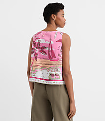 Palm Shoulder Tie Top carousel Product Image 2
