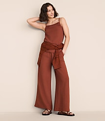 Lou & Grey Triple Cloth Palazzo Pants carousel Product Image 1