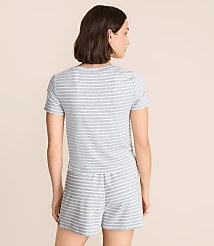 Lou & Grey Striped Essential Modal Pajama Tee carousel Product Image 2