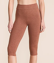 Lou & Grey Heathered Brushedsoft Capri Pants carousel Product Image 3