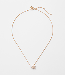 Pearlized Pave Initial Necklace carousel Product Image 1