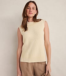 Haven Well Within Garment-Dyed Cotton Shaker Sleeveless Sweater carousel Product Image 1