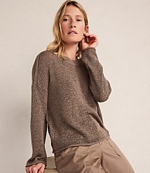 Haven Well Within Linen Tape Yarn Crewneck carousel Product Image 2