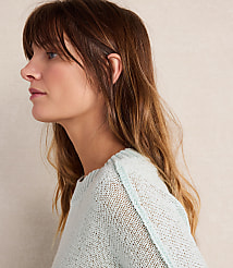 Haven Well Within Linen Tape Yarn Crewneck carousel Product Image 3