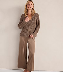 Haven Well Within Cotton Tape Yarn V-Neck Cardigan carousel Product Image 2