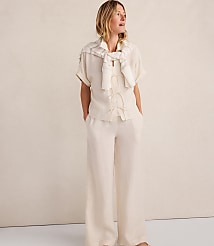 Haven Well Within Linen Tie-Front Top carousel Product Image 2