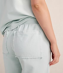 Haven Well Within Garment-Dyed Organic Cotton Terry Pants carousel Product Image 3