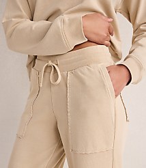 Haven Well Within Garment-Dyed Organic Cotton Terry Pants carousel Product Image 2