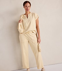 Haven Well Within Garment-Dyed Organic Cotton Terry Pants carousel Product Image 2