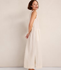 Haven Well Within Linen Pintuck Midi Dress carousel Product Image 2
