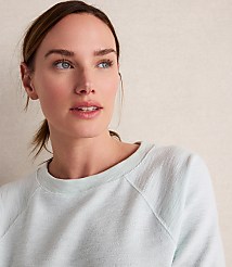 Haven Well Within Organic Cotton Blend Jacquard Raglan Tee carousel Product Image 3