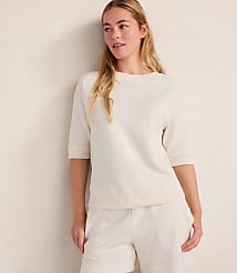 Haven Well Within Organic Cotton Blend Jacquard Raglan Tee carousel Product Image 2