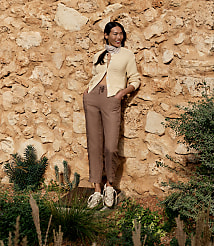 Haven Well Within Linen Straight Leg Pants carousel Product Image 4