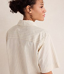 Haven Well Within Organic Cotton Poplin Gingham Pajama Top carousel Product Image 4