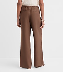 Petite Sawyer Pull On Pants in Linen Blend carousel Product Image 3