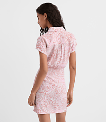 Floral Wrap Mini Shirtdress carousel Product Image 2