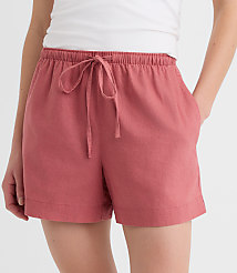 Sawyer Pull On Shorts in Linen Cotton carousel Product Image 2