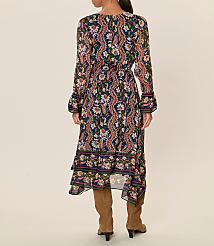 Rebecca Taylor Isha Long Sleeve Dress carousel Product Image 5