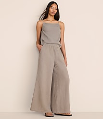Petite Lou & Grey Triple Cloth Palazzo Pants carousel Product Image 1