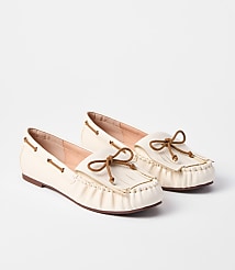Fringe Bow Moccasins carousel Product Image 1