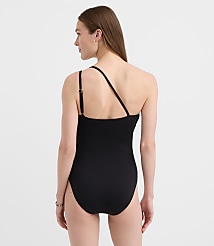 LOFT Beach Beaded One Shoulder One Piece Swimsuit carousel Product Image 2