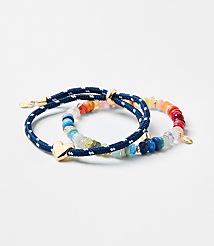 Heart Rope Bracelet Set carousel Product Image 1