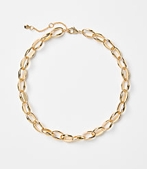 Chunky Chain Link Necklace carousel Product Image 1