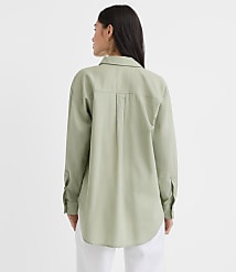 Linen Cotton Everyday Oversized Pocket Shirt carousel Product Image 3