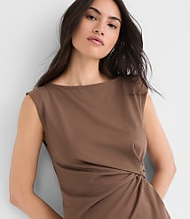 Knotted Boatneck Top carousel Product Image 1