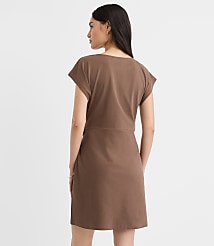 Side Tie Wedge Tee Mini Dress carousel Product Image 2