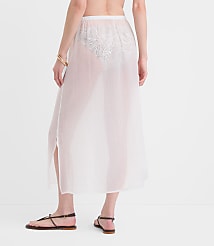 LOFT Beach Sheer Midi Skirt carousel Product Image 2