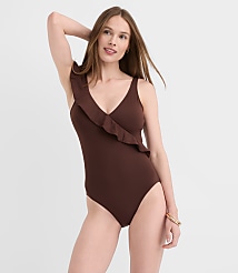 LOFT Ruffle One Piece Swimsuit carousel Product Image 1