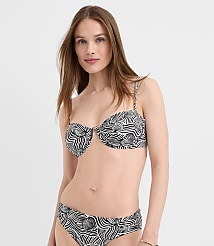 LOFT Beach Seashell Ruched Underwire Bikini Top carousel Product Image 3