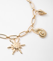 Sun & Seashell Statement Necklace carousel Product Image 2