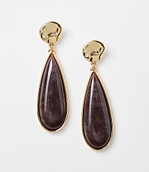 Marbleized Teardrop Statement Earrings carousel Product Image 1